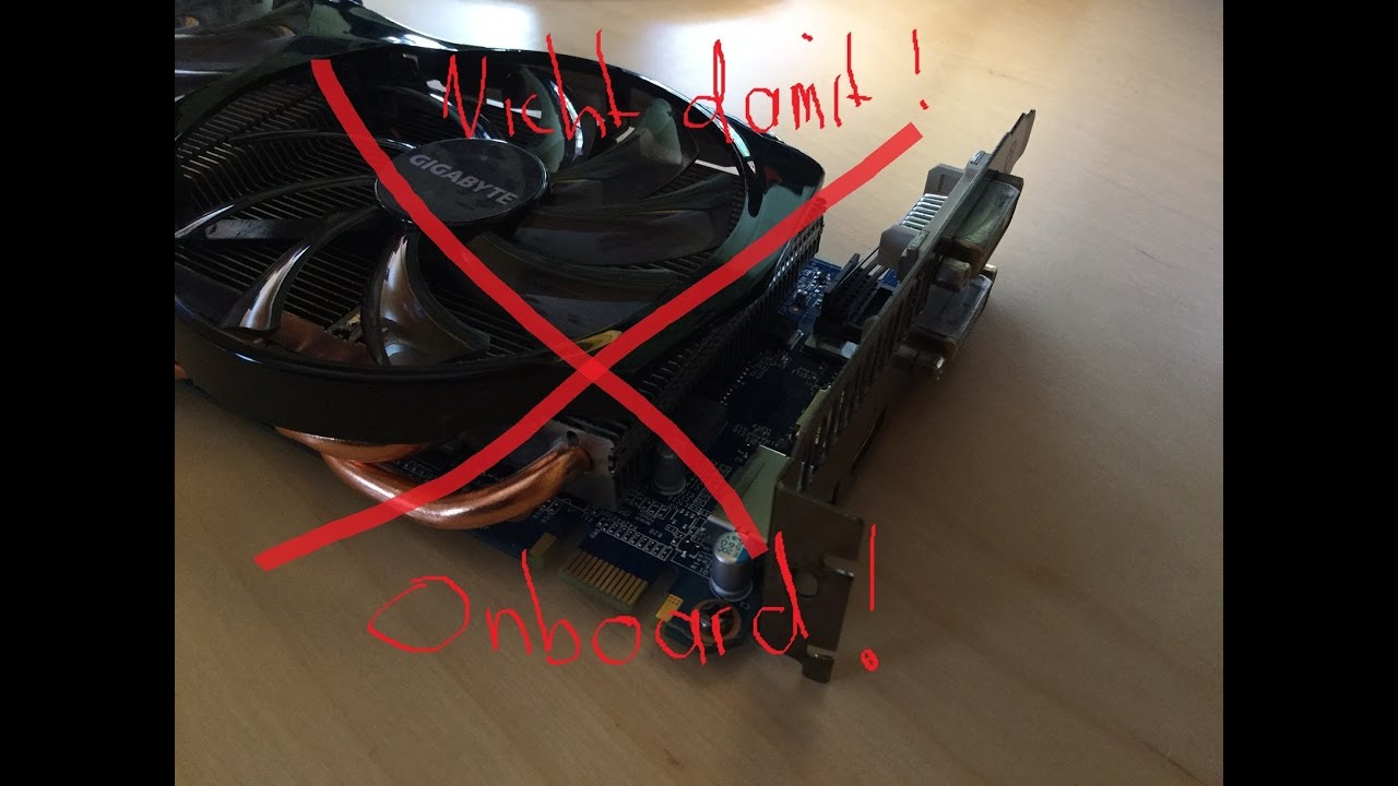 Update Gaming mit der Onboard Grafikkarte?