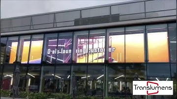 Translumens high brightness transparent P3.91-7.81 LED display