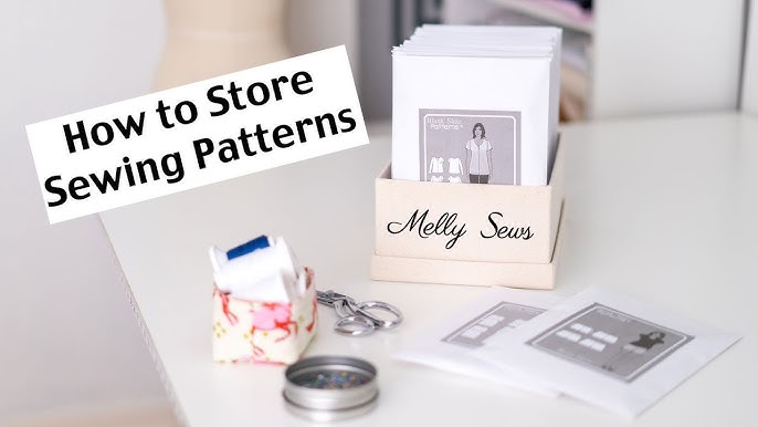 Pattern Storage Hack: How To Store And Organize Your Sewing Patterns For  Just $3 