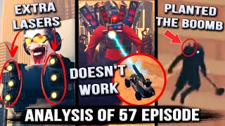 Plungerman Is Alive Episode 57 Skibidi Toilet All Secrets & Easter Eggs 1-57 Ysis & Theory