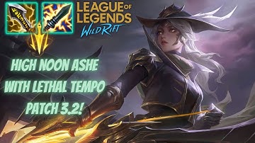 High Noon Ashe Lethal Tempo in Patch 3.2! I’m in love with this Legendary Skin!