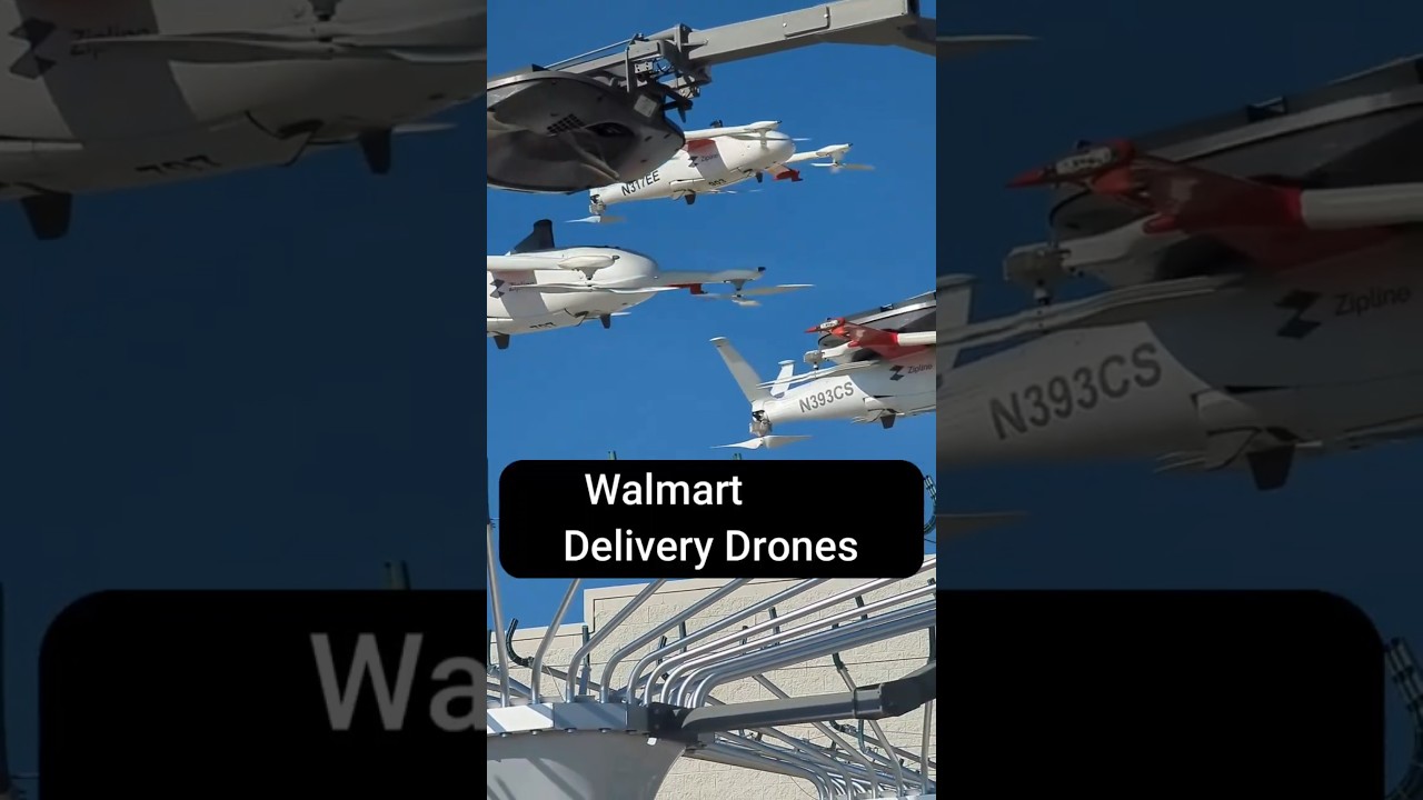 Дроны для доставки Walmart
