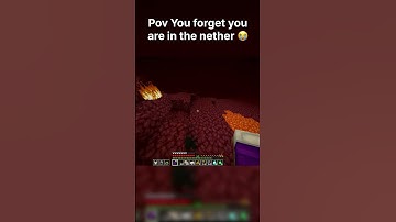 POV: You forgot beds explode in the Nether 💥😂”.                 #mrcobble19 #minecraft #shorts