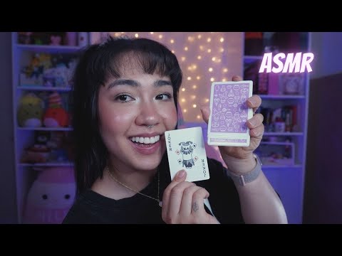 ASMR Rápido | Testando sua Intuição e Gatilhos Imprevisíveis (look do dia, sons de cartas, tapping)
