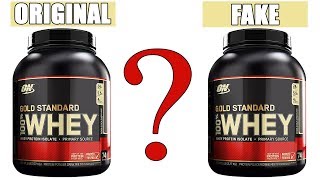 Протеин Whey Gold Standard как отличить оригинал от подделки