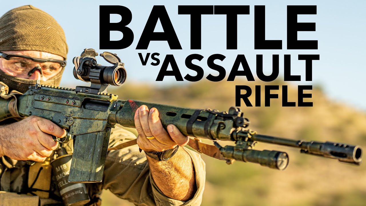 What is the difference between a modern military combat rifle and