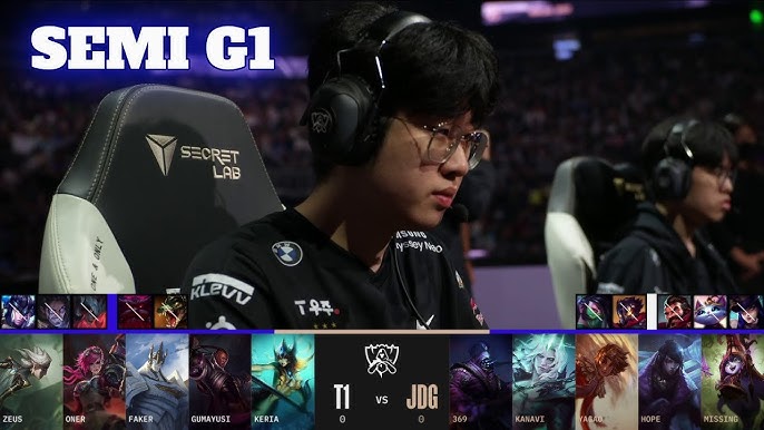 LoL Esports on X: Match point for @T1LoL, do or die for @DRXGlobal: Game 4  starts now!  / X