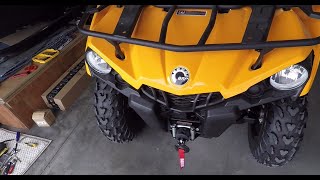 2018 Can Am Outlander 450 Harbor Freight Winch