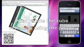 Remotely Controlled 3D CSS Cube Demo screenshot 4
