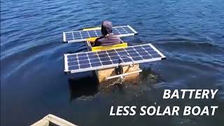 www.b2binnotek.eu Battery less Solar PV boat Безакумулаторна фотоволтаична лодка www.militarinno.eu
