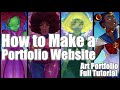 How to Make a Portfolio Website | Art Portfolio Full Tutorial