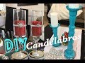 COMO HACER CANDELABROS ELEGANTES /TURORIAL FACIL Y ECONOMICO