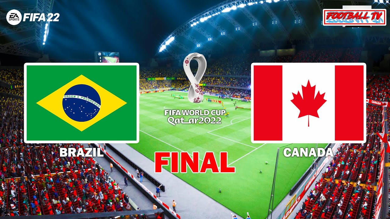 FIFA 22 - BRAZIL vs CANADA Final FIFA World Cup 2022 Gameplay PC