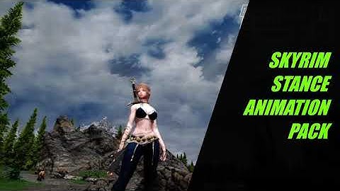 SKYRIM STANCES ANIMATION