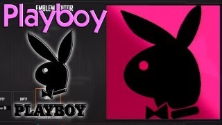 Black Ops 2 - Playboy Bunny Logo Emblem Tutorial