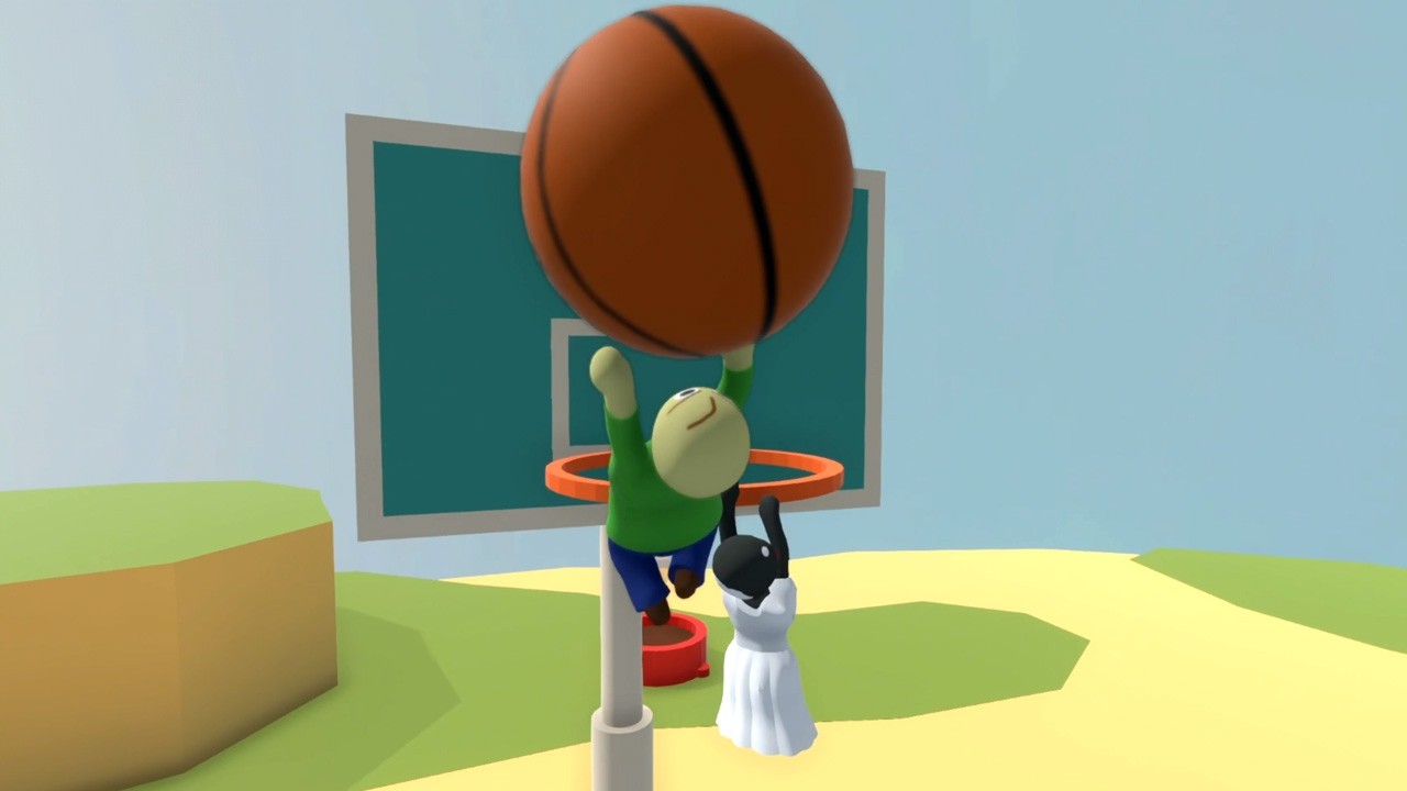 GRANNY AND BALDI COMPETING IN OLYMPIC GAMES in HUMAN FALL FLAT