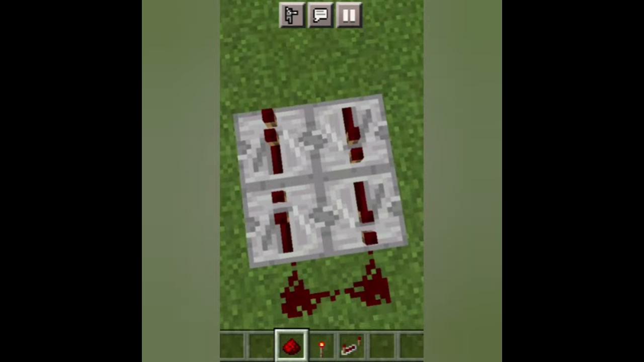 How to make redstone clock in Minecraft PeHow to make redstone clock in mcpe short shorts