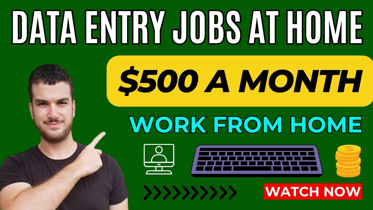 Work From Home Data Entry Jobs For Beginners To Make Money Online - No ...