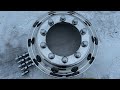 Гайка колёсная М22х1.5, с вращающейся шайбой для алюминиевых дисков грузовиков.