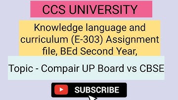 Knowledge language and curriculum (E-303) Assignment file, BEd Second Year, ccsu #assignment #ccsu