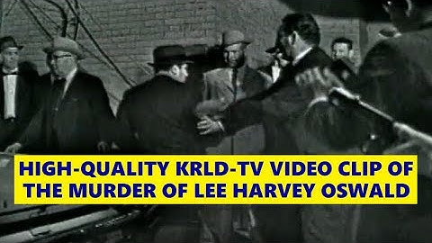 [** VERY HIGH QUALITY **] KRLD-TV EXCERPT OF LEE HARVEY OSWALD BEING KILLED BY JACK RUBY (11/24/63)