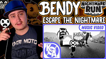 "Escape the Nightmare" Bendy Nightmare Run Song (ft. Swiblet) | Reaction