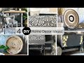 4 Home Decor DIY:wall plates, chalk painted desk, IOD transfer & stencil furniture makeover|ASMR diy