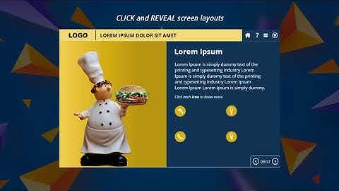 Enrich your Training Content By Using Interactive Elements Like Click-And-Reveal.