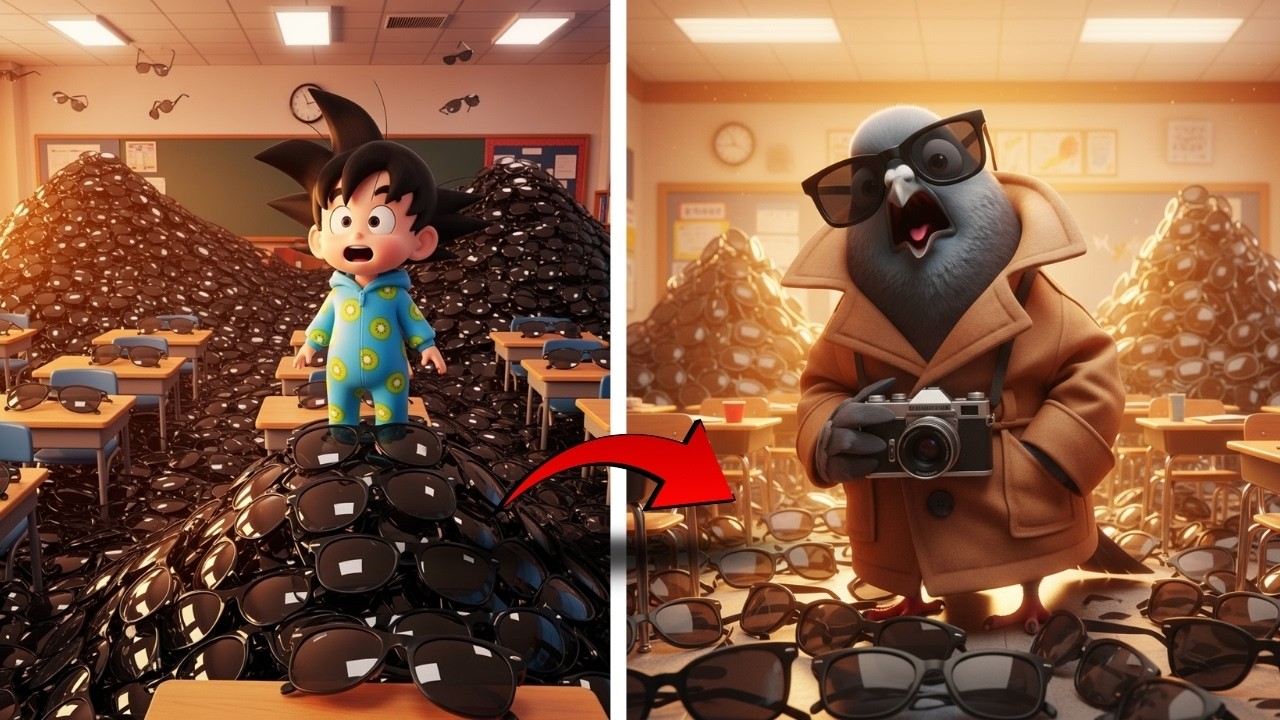 Goku y la Inundación de LENTES DE SOL! Compilación Completa! #16