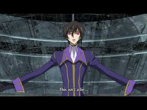 Code Geass: Lelouch stops emperor Charles from slaying Gods