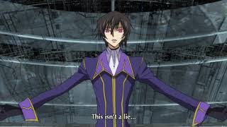 Code Geass: Lelouch stops emperor Charles from slaying Gods