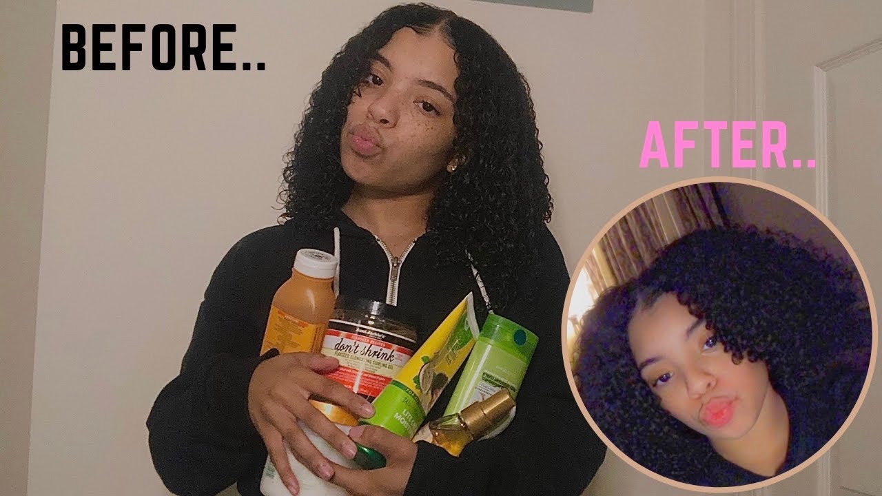 Curly Hair routine using ONLY Walmart Products