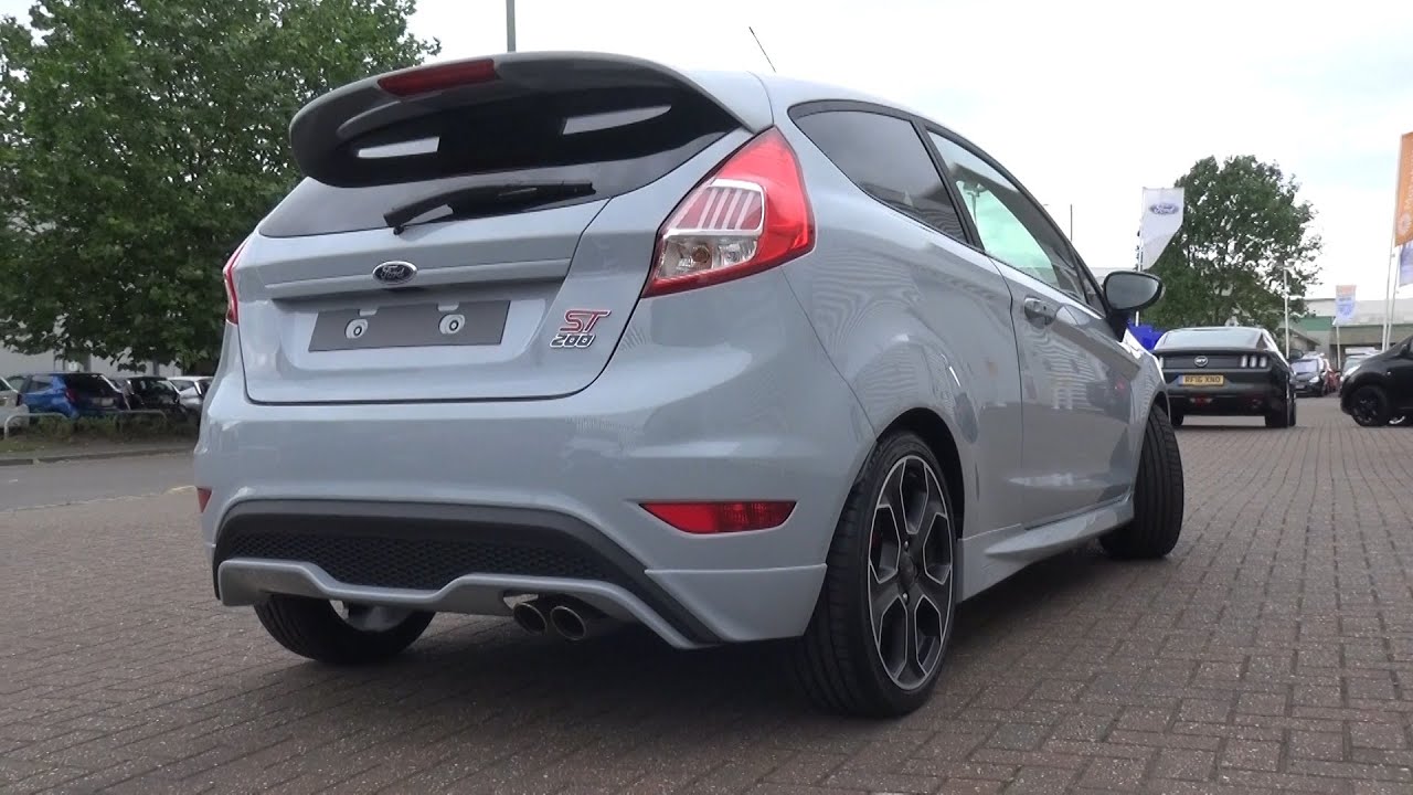 2016 Ford Fiesta St200 Exhaust Sounds Start Up Revs And Driving Youtube