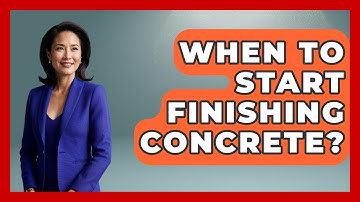When To Start Finishing Concrete? - Civil Engineering Explained