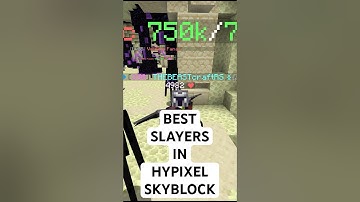 Top 3 BEST Slayers in Hypixel Skyblock!