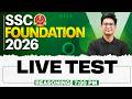 SSC Reasoning Classes 2026 | SSC Reasoning Live Test | SSC Reasoning Practice Set | by Jitin Sir