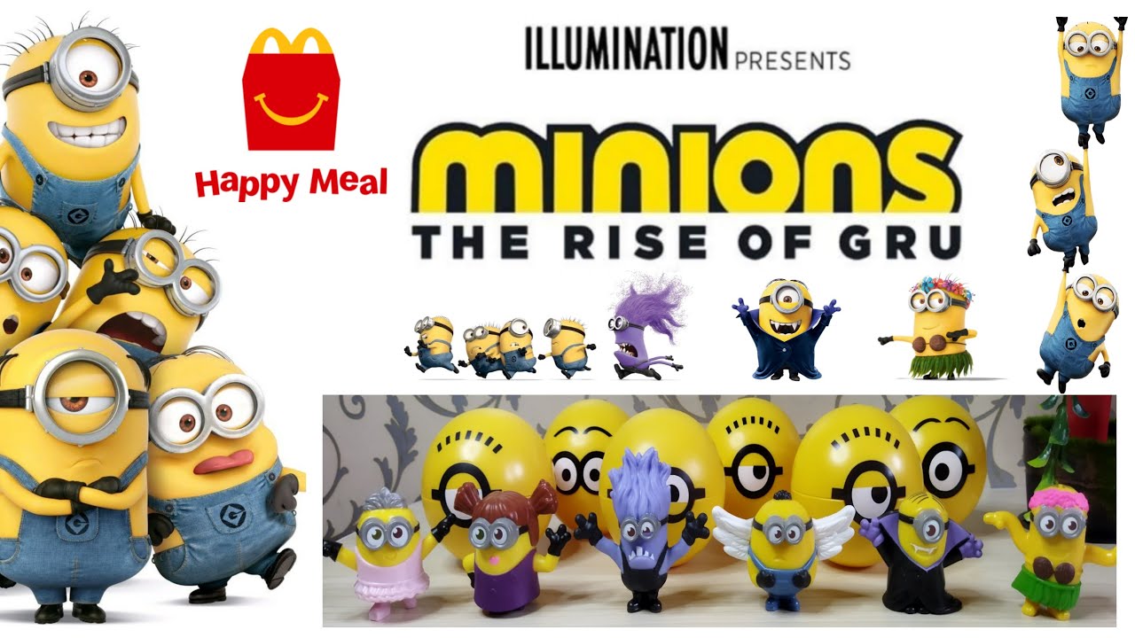 Unboxing Minions The Rise Of Gru Mcdonald S Happy Meal Set 2 January 21 Youtube