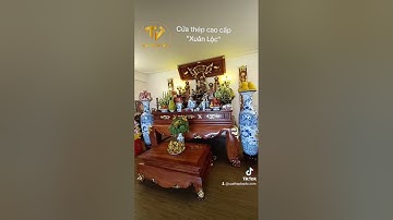 Cửa thép vân gỗ nổi 5D | Cửa thép cao cấp | cửa thép 4 cánh