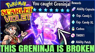 7 STAR GRENINJA IS INSANE - Solo Raid Guide - All Rewards & New Items - Pokemon Scarlet Violet!