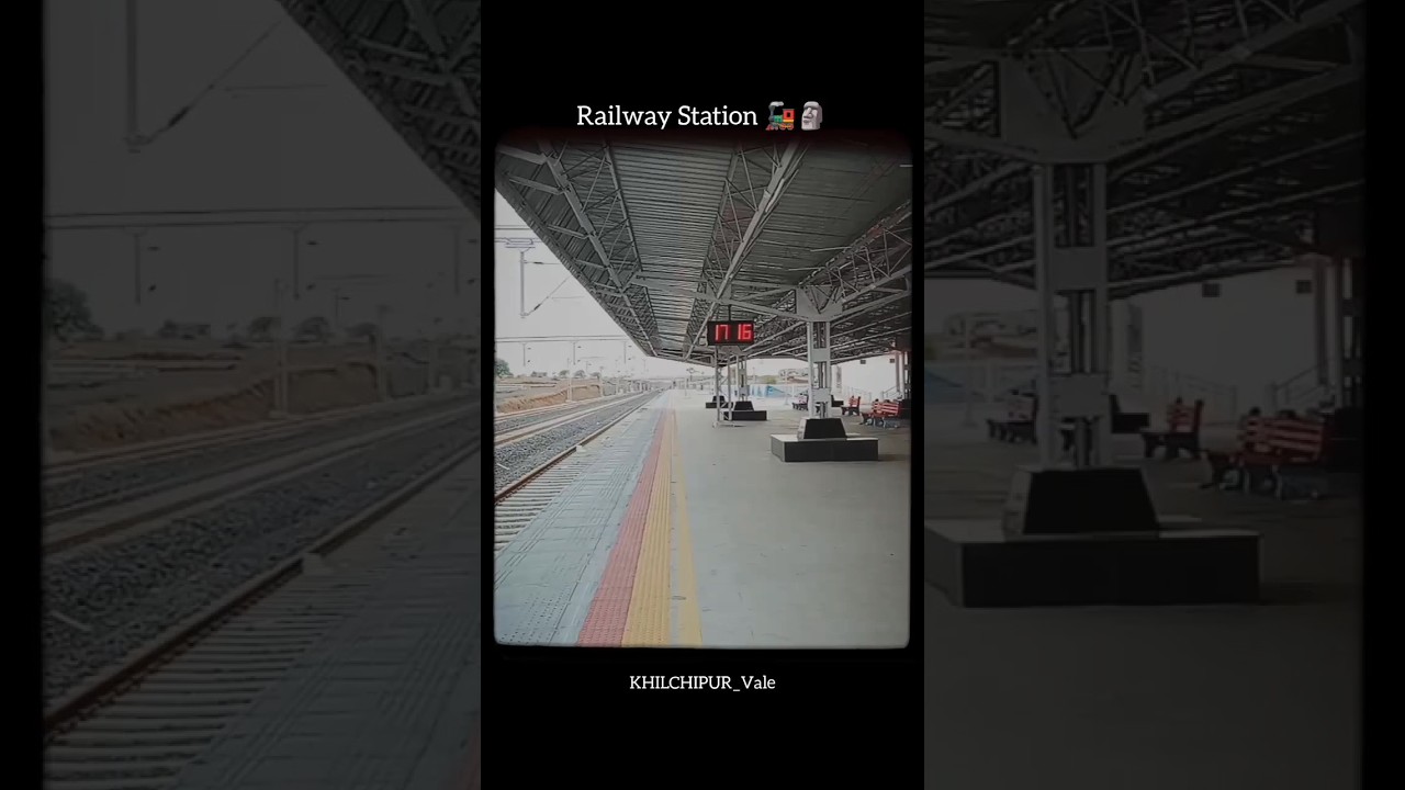 Khilchipur's New 🔥 Railway station 🗿 