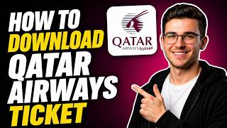 HOW TO DOWNLOAD QATAR AIRWAYS TICKET (STEP-BY-STEP GUIDE 2026) screenshot 2
