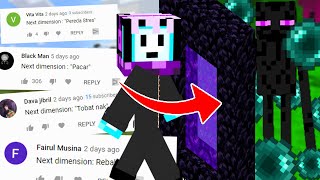 AKU PINDAH DIMENSI PAKAI KOMENTAR YOUTUBE DI MINECRAFT!!! #3