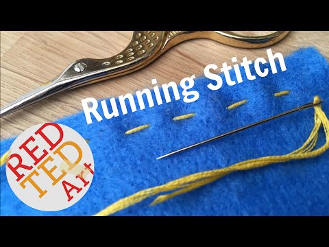 Running Stitch How To - Basic Sewing
