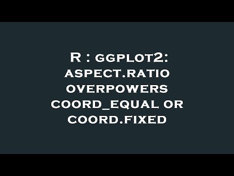 R : ggplot2: aspect.ratio overpowers coord_equal or coord.fixed