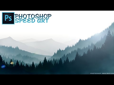 Flat Landscape Scenery | Photoshop cc Speed art Flat Landscape Scenery | Photoshop cc Speed art