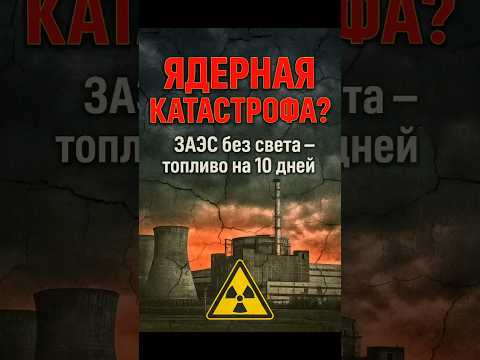 ‼️ ЯДЕРНАЯ УГРОЗА над Европой — ЗАЕС без защиты