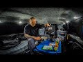 Truck camping in a thunderstorm  spicy sardine ramen