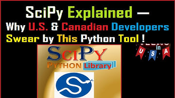 #scipy python library & its #features #python #library #english #usa #newyork