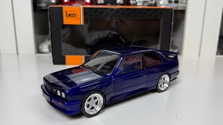1:18 BMW M3 E30 (custom) - Ixo Modelcars (unboxing)