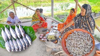 সজনে ডাটার ডাল,আলু পোস্ত,চিংড়ি মাছের বড়া,আর মাছের ঝাল আজকের রান্নাবান্না খাওয়া দাওয়া||fish curry